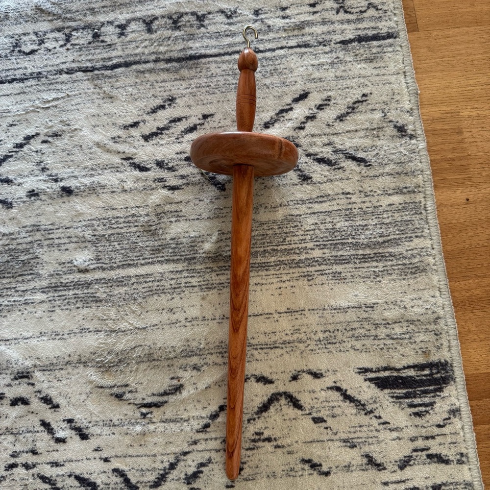 Savina Wooden Hardwood Drop Spindle